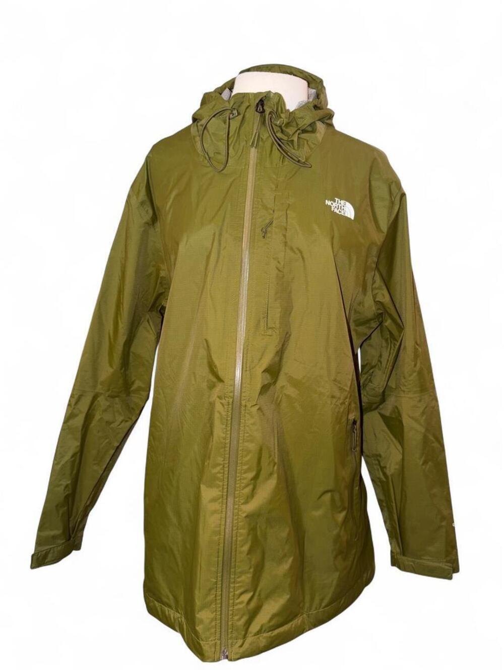 The North Face Alta Vista Waterproof Rain Jacket – Forest Olive Green – Size 3XL